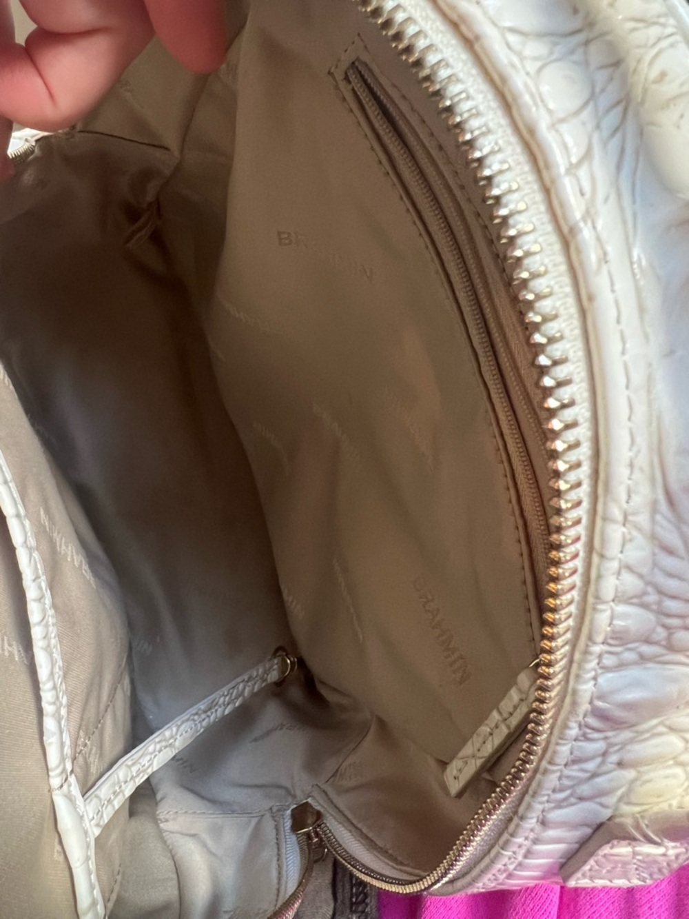 Ivory Brahmin backpack - Picture 7 of 7